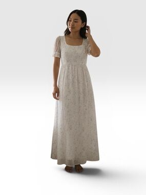 Vintage Floral Dress Gunne Sax Inspo